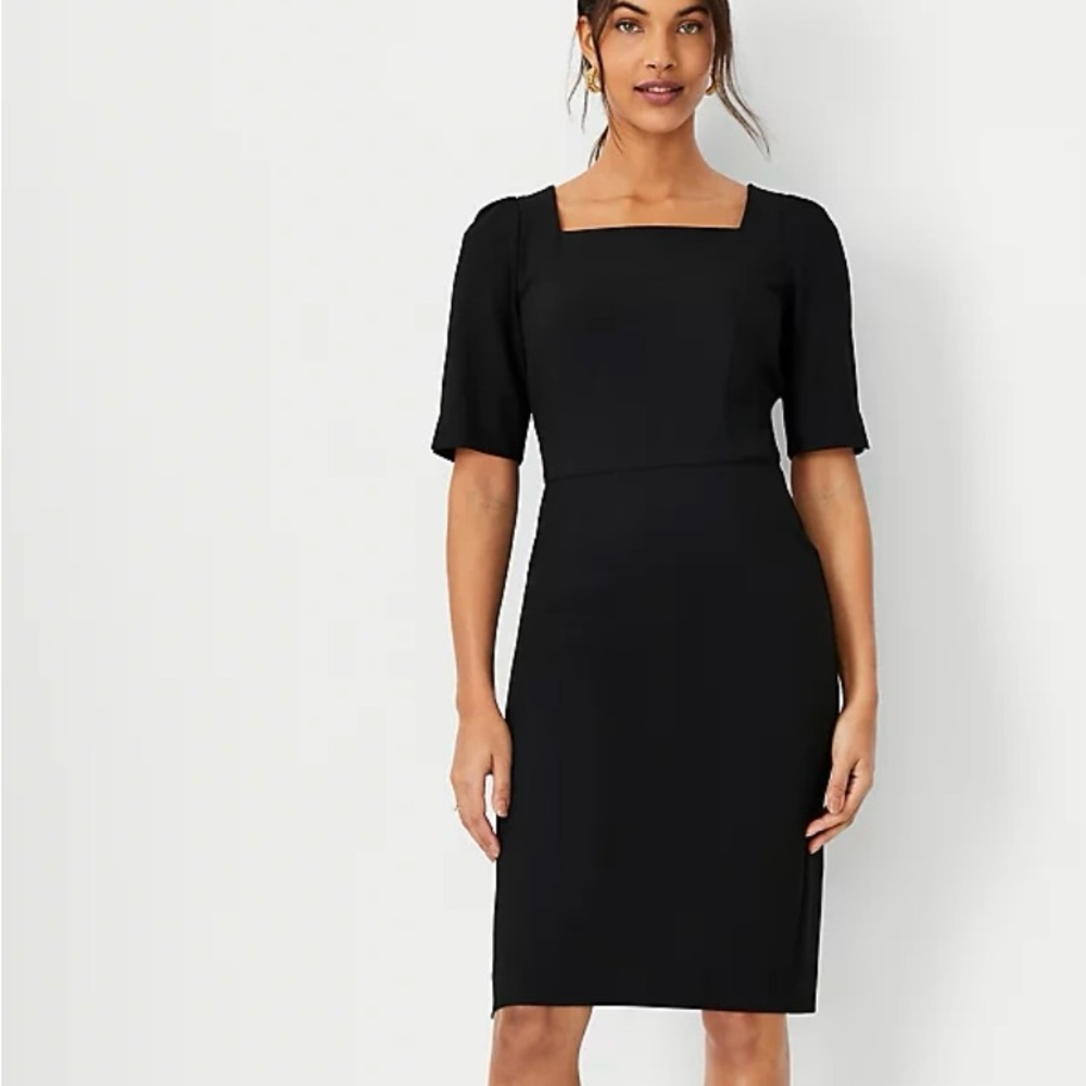 Elegant Black Midi Dress